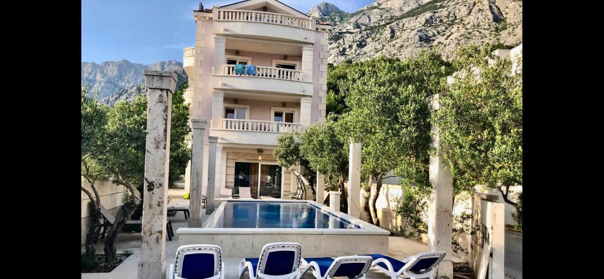 Villa Luce Mit Pool Makarska Eksteriør bilde