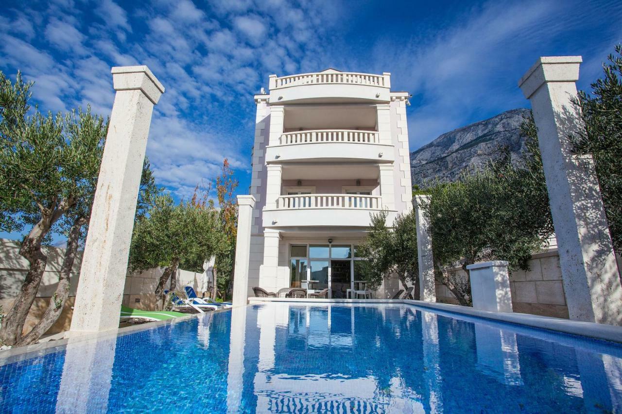 Villa Luce Mit Pool Makarska Eksteriør bilde